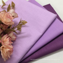 100% Cotton Solid Color Plain Dyed Fabric for Garment